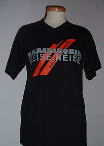 Rammstein Reise Reise 2004 Concert Tour T-Shirt Black Shirt
